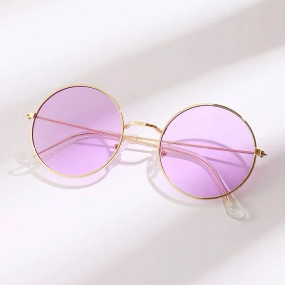 Round Retro Fashion Sunglasses - Picture 1 of 7